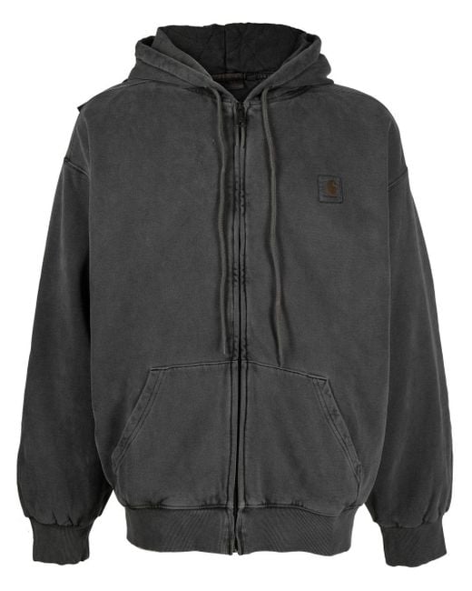 Carhartt WIP Hooded Vista Jacket Gray In Cotton for men