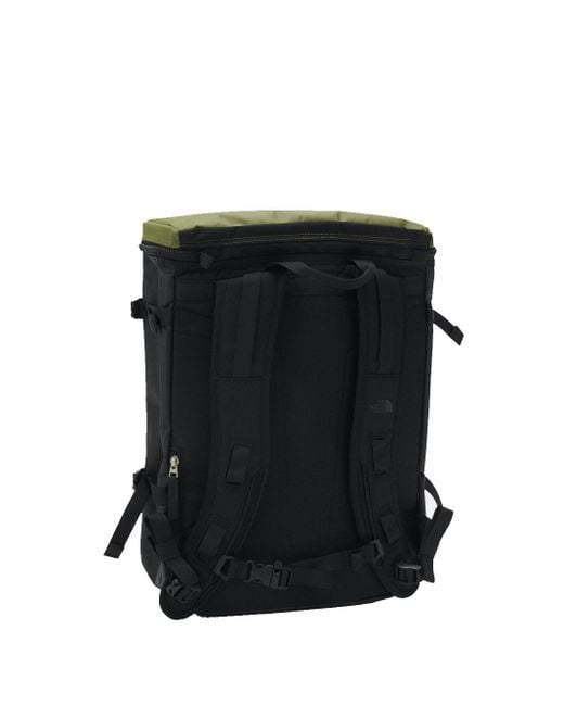 The North Face Green Base Camp Fuse Box Backpack Olive And Black In Polyester
