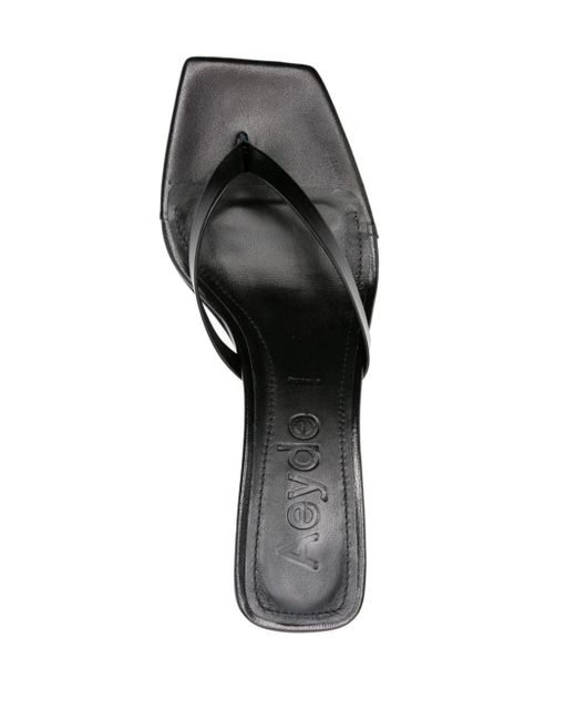 Aeyde Black Wilma Nappa Leather Shoes
