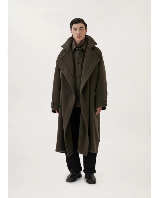 Mens clearance wrap coat