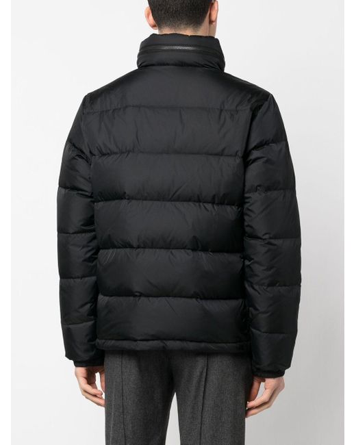 Aspesi Black Zipped-up Padded Jacket for men