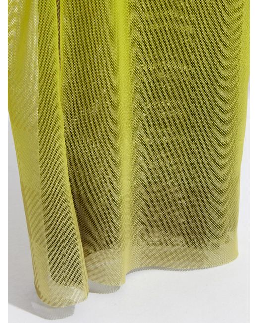 OTTOLINGER Green Mesh Pant Yellon In Polyester