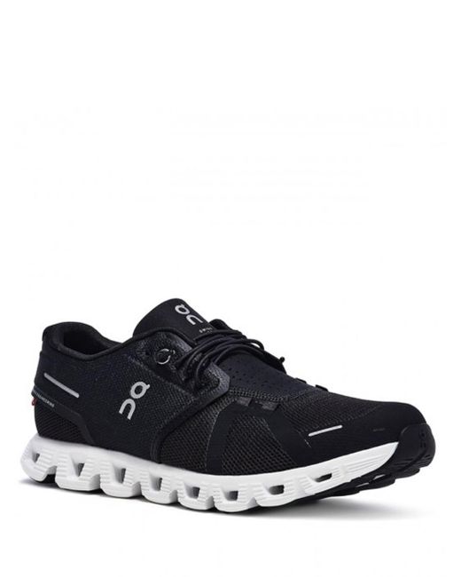 On Shoes Cloud 5 Sneakers White Black In Polyester for men