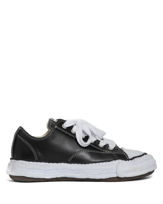 Maison Mihara Yasuhiro White Peterson 23 Low Sneakers Black In Leather for men