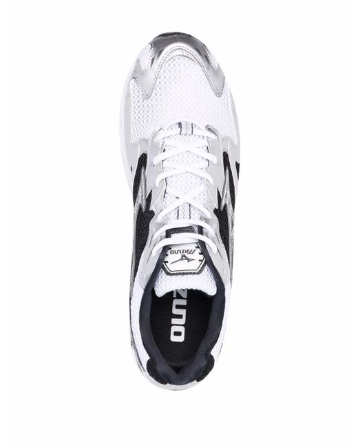Mizuno Wave Rider 10 Sneakers Men White In Fabric