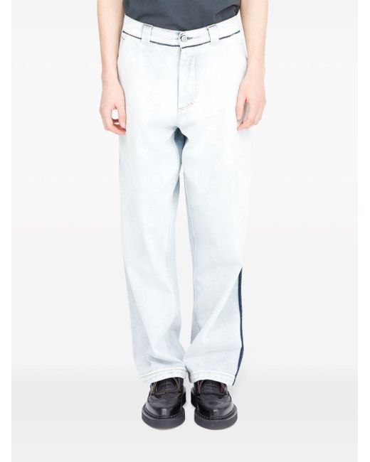 Maison Margiela White Japanese Denim Jeans for men