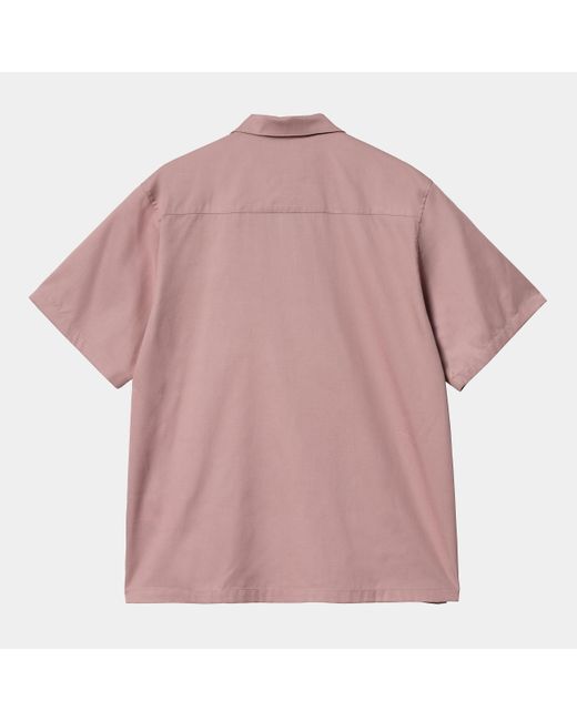 Carhartt Pink Delray Twill Shirt for men