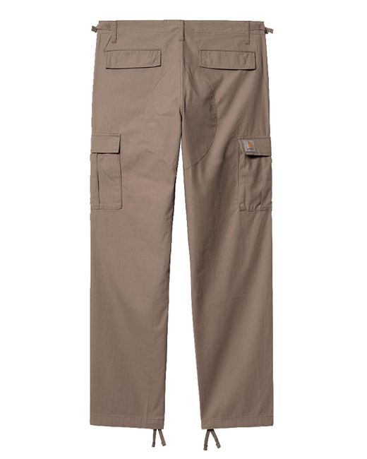 Carhartt Natural Aviation Trousers Beige In Cotton for men
