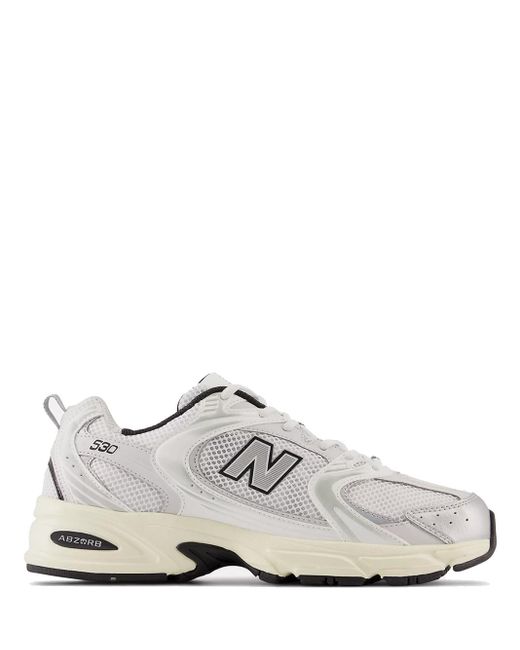 New Balance 530 Sneakers Gray In Polyester in White for Men Lyst