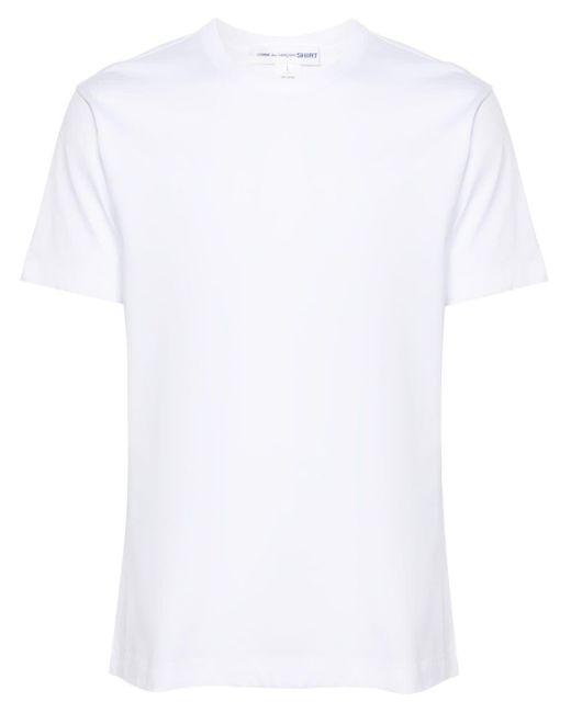 Comme des Garçons Back Print T-shirt Men White In Cotton