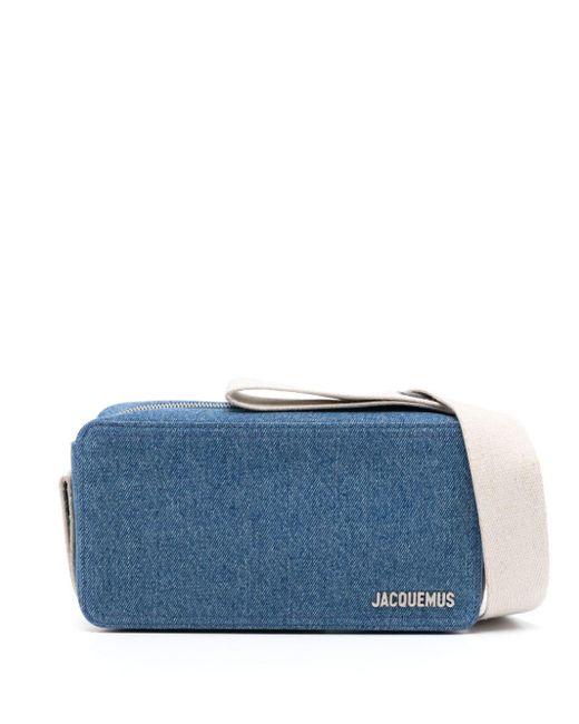 Jacquemus Le Cuerda Horizontal Bag Blue In Denim