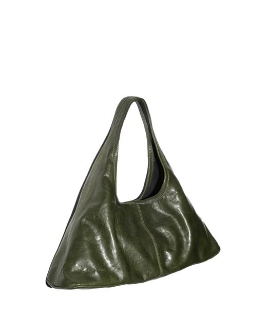 Paloma Wool Green Querida Bag Khaki In Leather