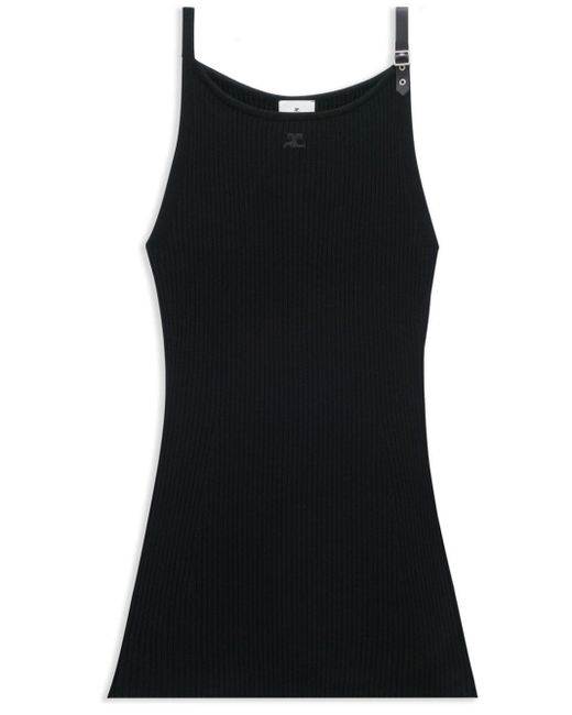 Courreges Black Short Dress