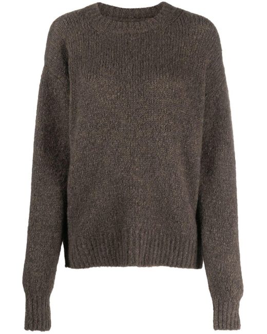 Paloma Wool Gray Cuc Sport Sweater Brown In Wool
