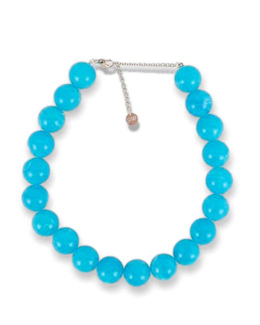 Paloma Wool Blue Corbetti Necklace Blu In Resin