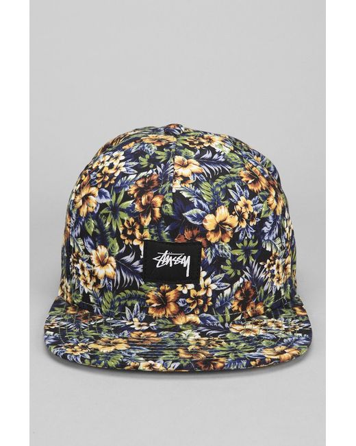 Stussy Multicolor Island Floral Snapback Hat for men