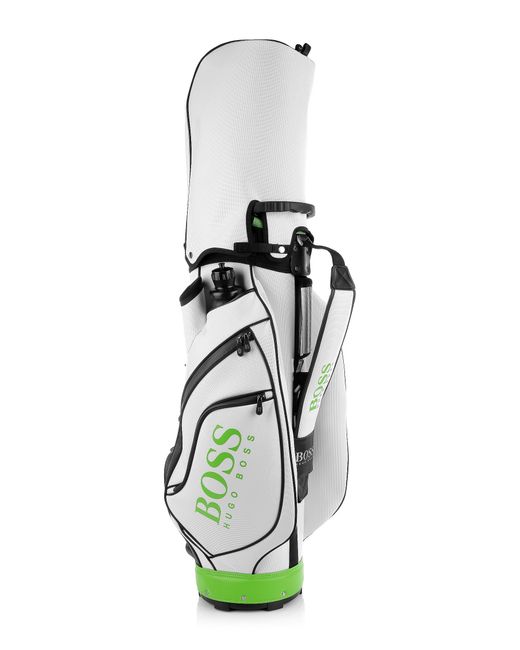 BOSS Green Golf Bag Gioly in White for Men Lyst Canada