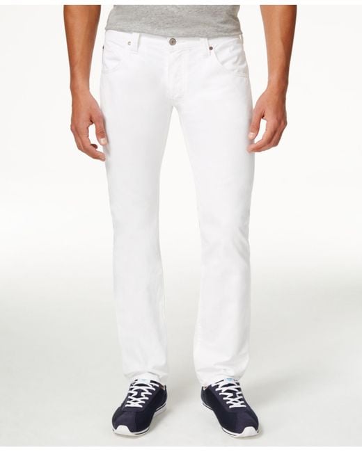Armani Jeans White Men's Slim-fit Jeans for men