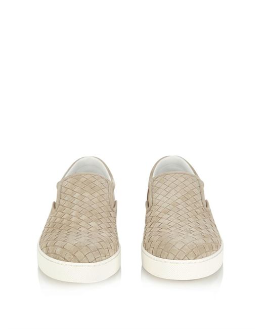 beige slip ons