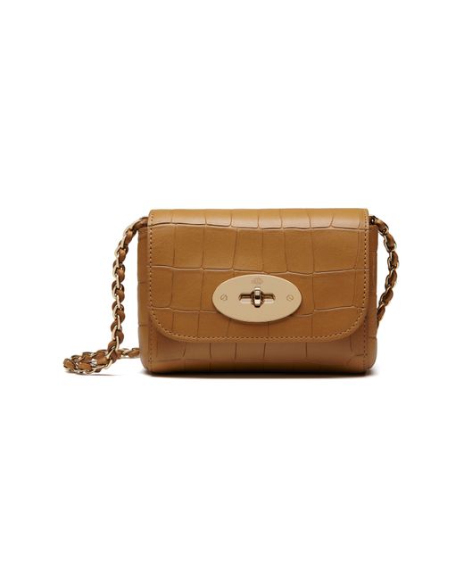 Mulberry Brown Mini Lily Shoulder Bag