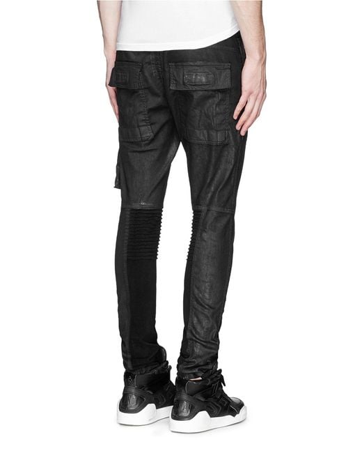 Rick owens memphis waxed jeans clearance