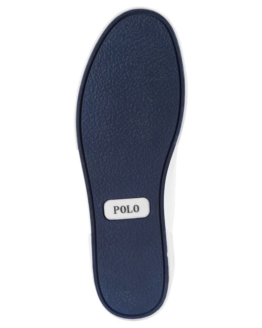 Polo Ralph Lauren White Felix Canvas Sneakers for men