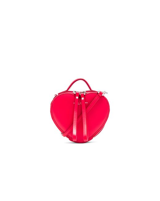 Marc Jacobs Red Heart-Shaped Leather Bag