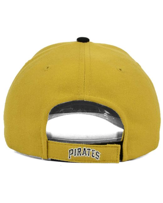 47 Brand Pittsburgh Pirates Mvp Curved Cap in Yellow for Men