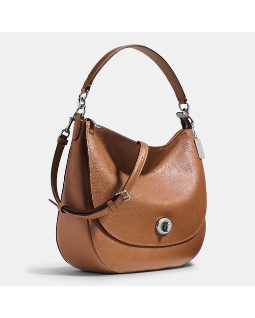 coach hobo silver