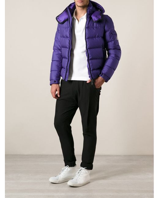 Moncler Purple 'Maya' Padded Jacket for men