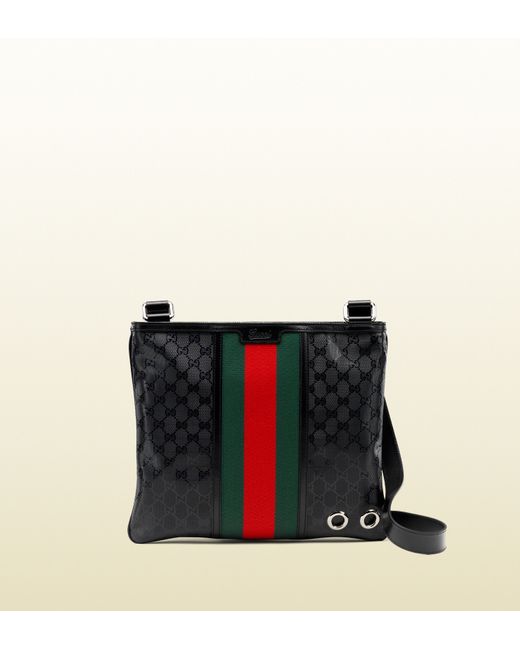 Gucci 500 By Gg Imprim Messenger Bag in Black for Men Lyst