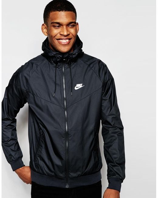 Nike Black Windbreaker Jacket 727324-010 for men