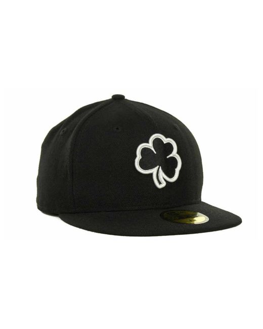 KTZ Notre Dame Fighting Irish Black On Black With White 59Fifty Cap for Men  | Lyst