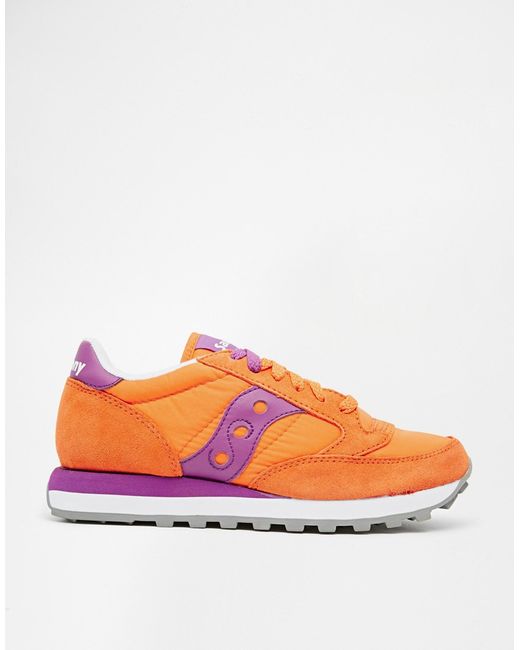 Saucony Jazz Original Orange/Purple Sneakers