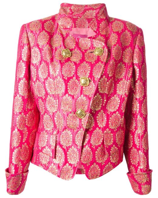 Christian Lacroix Pink Brocade Jacket