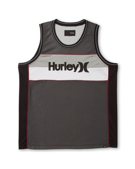 Hurley Black One Only Mesh Tank Top for men