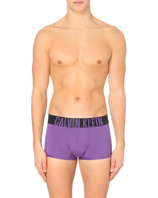 Calvin Klein Purple Intense Power Low-rise Trunks for men