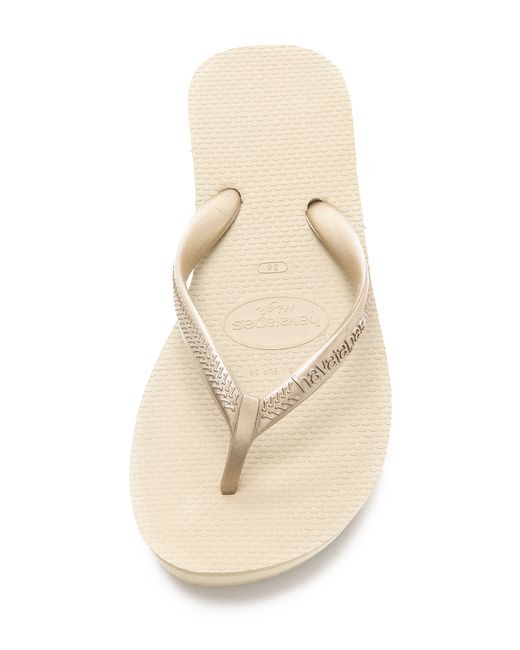 tan wedge flip flop