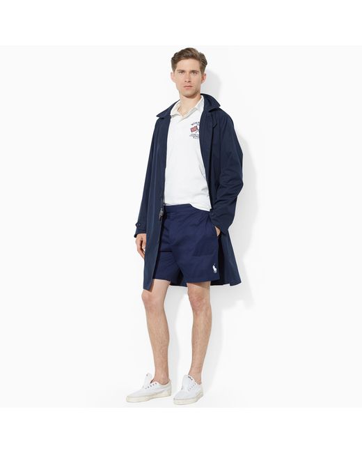 Polo Ralph Lauren Blue Wimbledon Umpire Raincoat for men