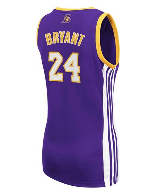 adidas Women's Los Angeles Lakers Kobe Bryant Jersey in Purple | Lyst