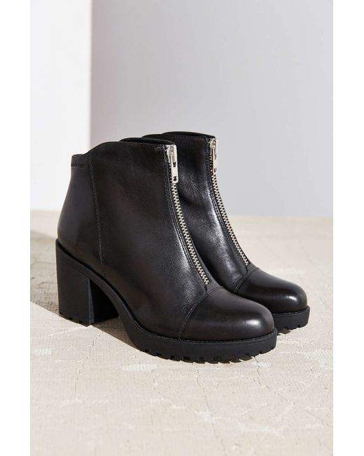 Vagabond Shoemakers Front Zip Grace Ankle Boot | Lyst Canada