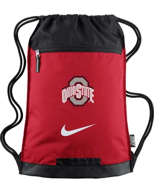 Nike Red Ohio State Buckeyes Training Gym Bag for men