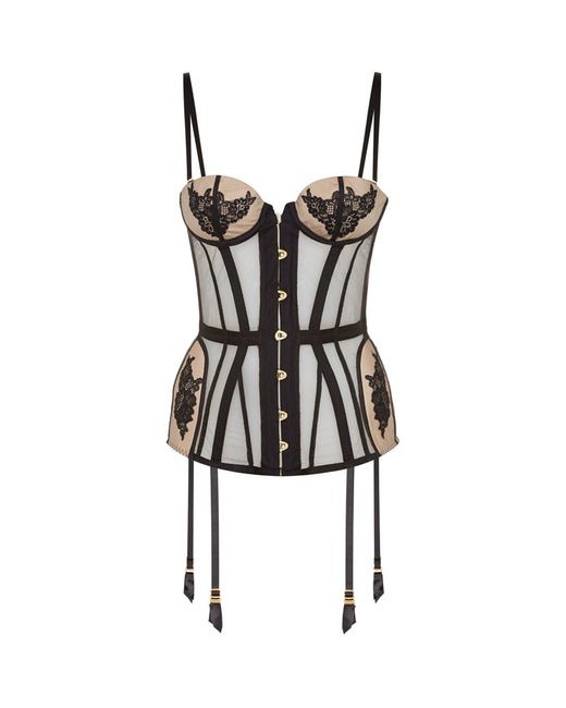 Agent Provocateur Demelza Corset in Natural | Lyst UK