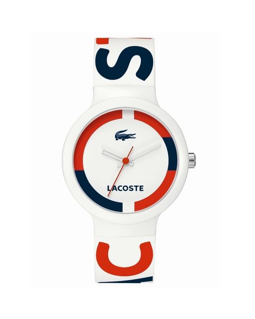 Mens white hotsell lacoste watch