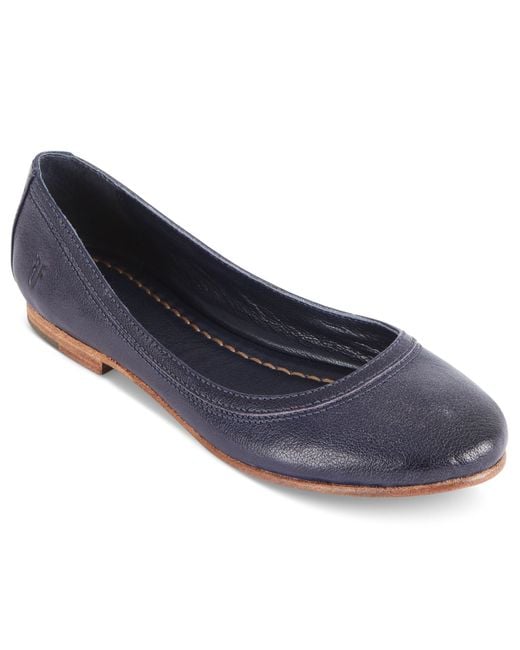 Frye Blue Women'S Carson Ballet Flats