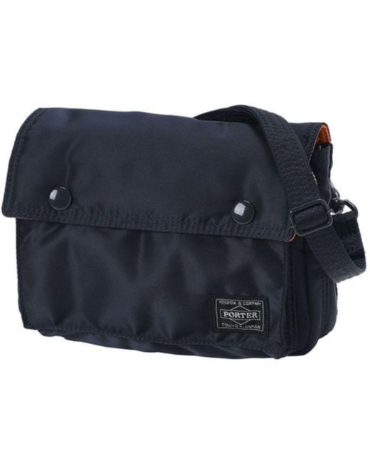 Porter-Yoshida and Co Blue Tanker Shoulder Bag for men