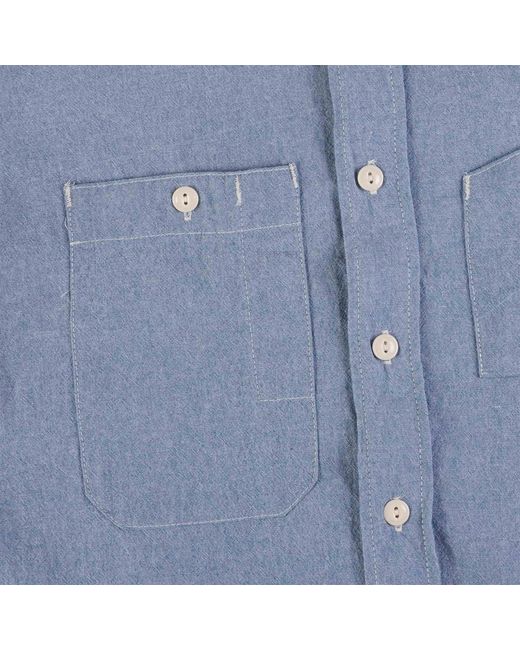Engineered Garments Blue Work Shirt for men