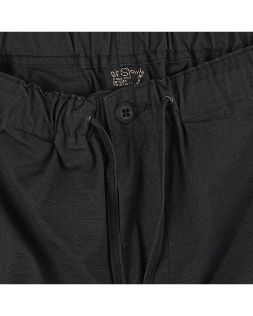 Orslow Black New Yorker Pants for men