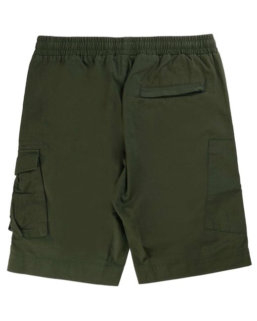 Ma Strum Green Drawstring Cargo Shorts for men