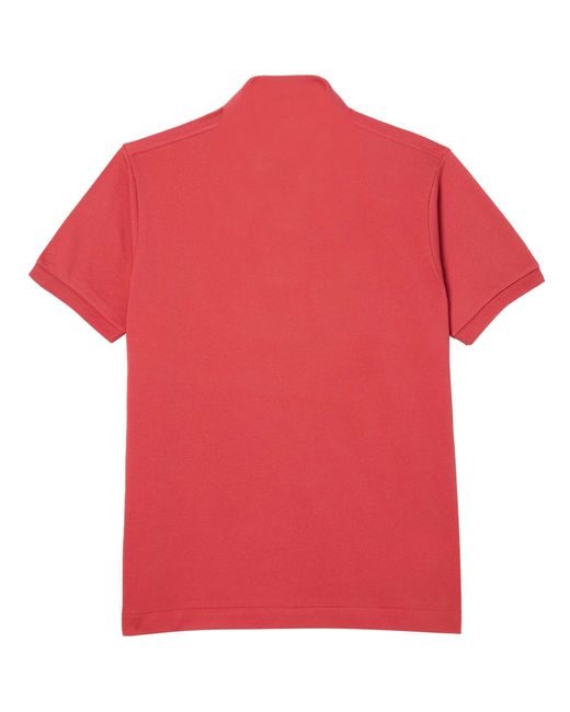 Lacoste Red L.12.12 Petit Pique Cotton Polo Shirt for men
